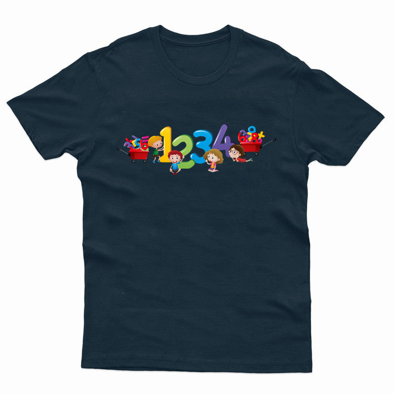 Boys Girls Number Day Mens Kids T Shirt Maths Symbol School Event 2025 Gift Tee - TheMonkeyTees