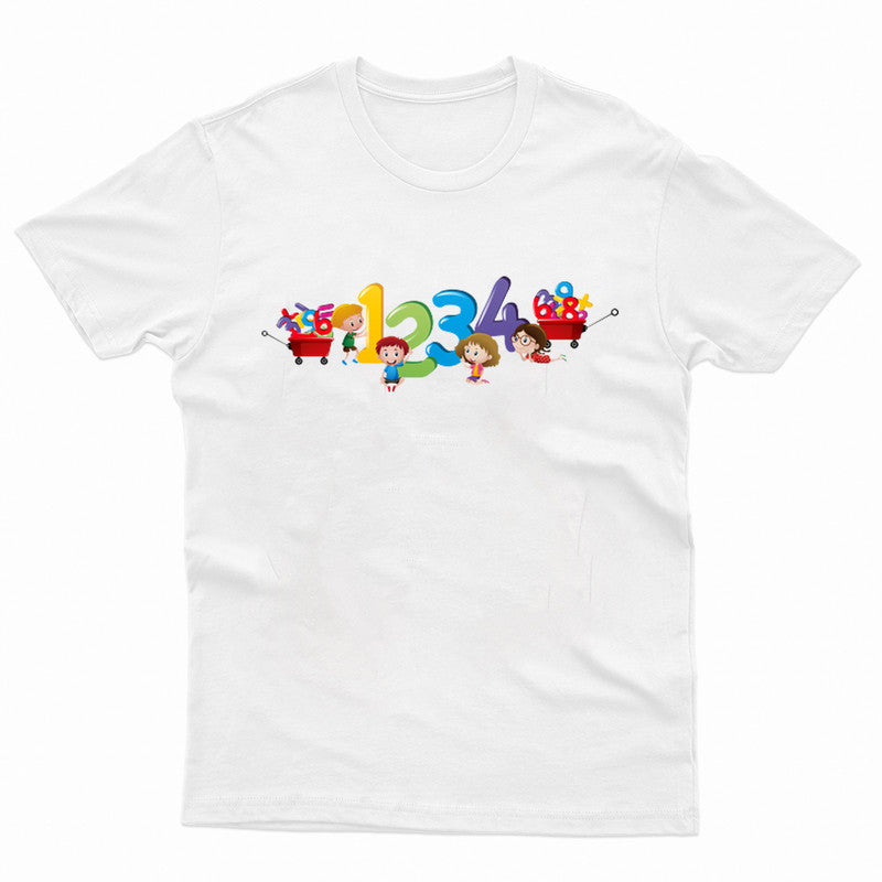 Boys Girls Number Day Mens Kids T Shirt Maths Symbol School Event 2025 Gift Tee - TheMonkeyTees