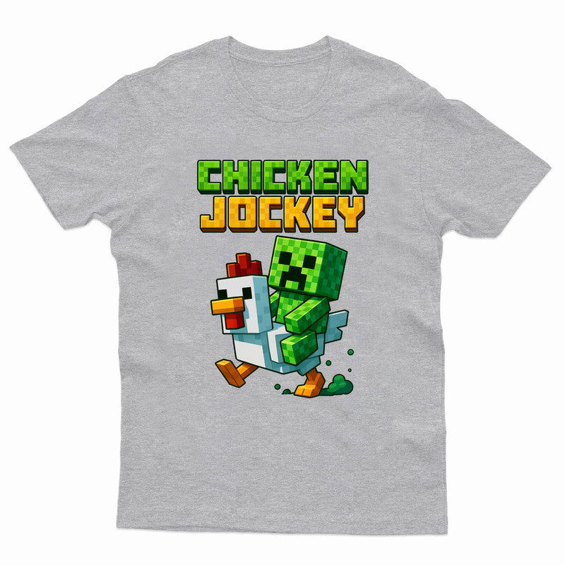 Chicken Jockey Adult Kids T-Shirt Uncle Lava Tee - TheMonkeyTees
