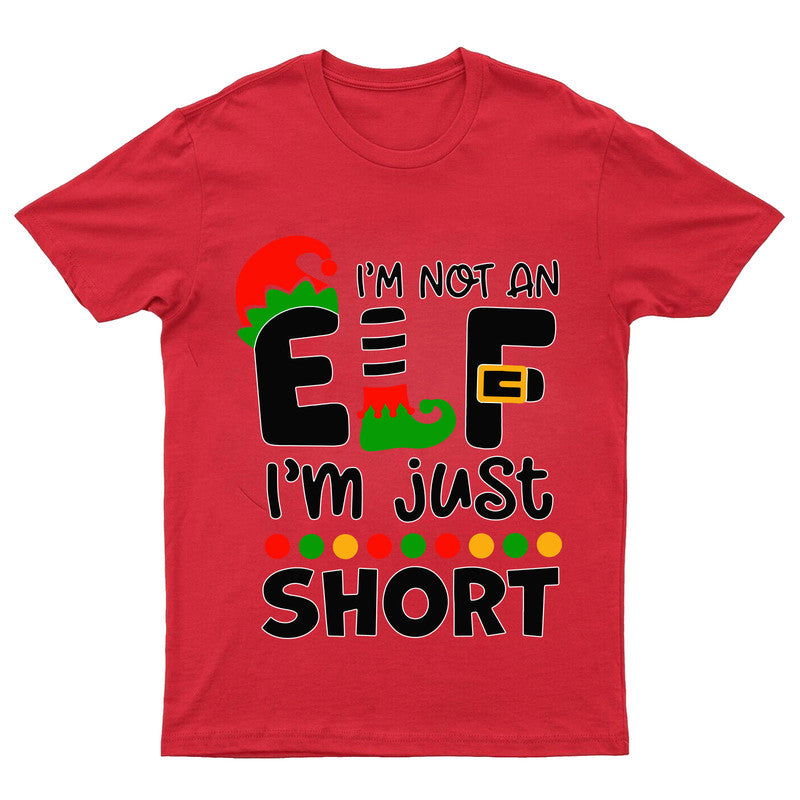 Christmas T-Shirt Funny Elf Xmas Party Unisex Tee Top - TheMonkeyTees