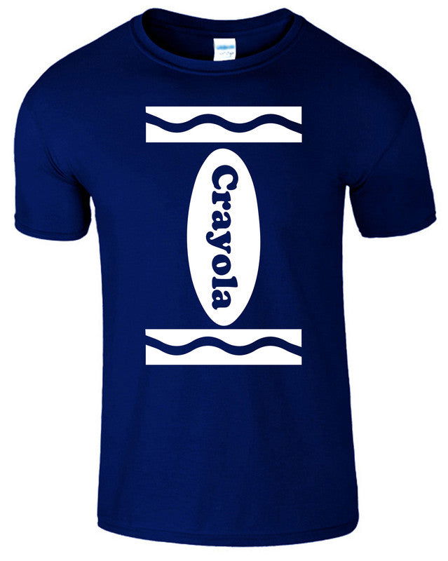 Crayon T-Shirt World Book Day Kids Tshirt Funny Children School Costume - TheMonkeyTees