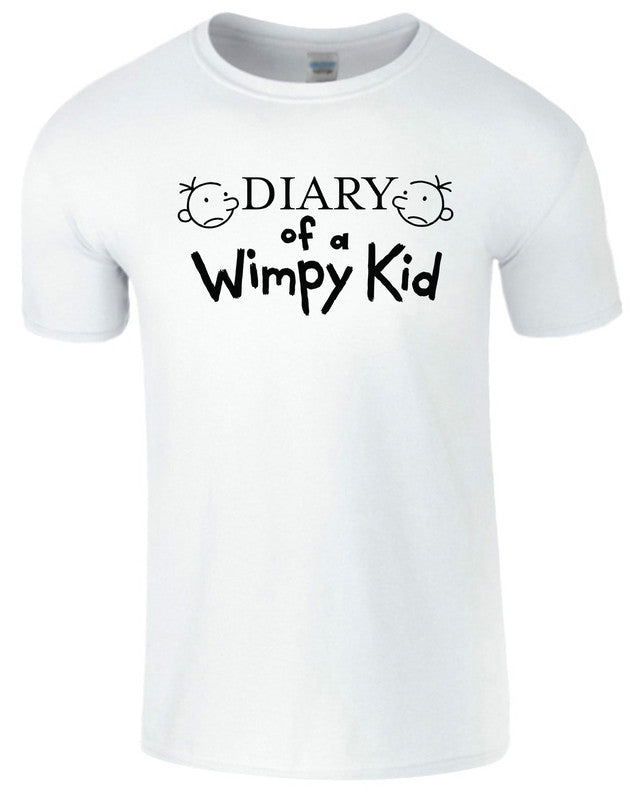 DiaryA Wimpy Kid T-Shirt World Book Day School Unisex Children Costume Tee - TheMonkeyTees
