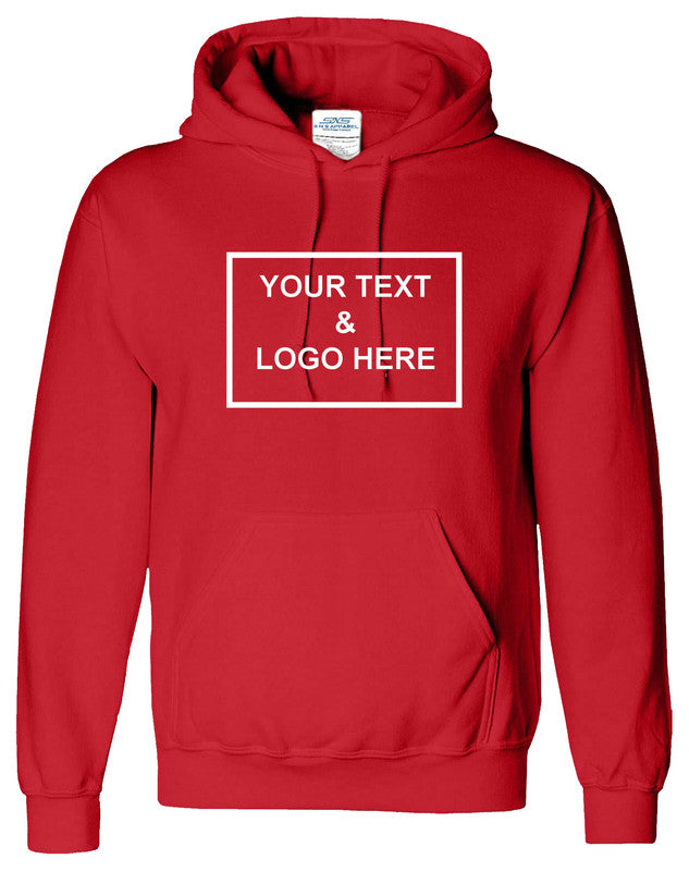 Personalised Hoodie Adult Unisex Jumper Hoods Pullover