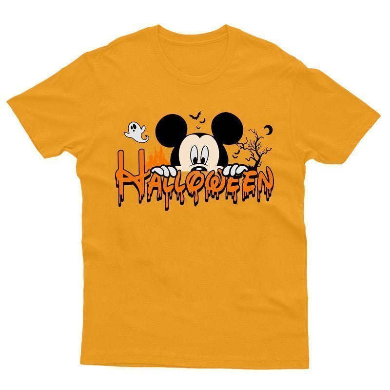 Halloween Mickey's Kids Tshirt Funny Scary Disneyland Horror Unisex Gift Tshirt - TheMonkeyTees