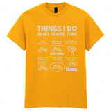 Funny Dirt Bike Adult Kids T-Shirt Things I Do In My Spare Time Bike Lover