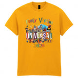 Universal Disney New Year Adult Kids T-Shirt Family Vacation 2026 Tee