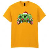 Christmas Xbox Adult Kids T-Shirt Funny Grinch Santa Xmas Gaming Tee