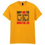 Say No To Digital ID Cards Unisex T-Shirt Patriotic Britcard Tee