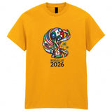 World Cup 2026 Trophy Adult Kids T-Shirt Football Soccer Flags Gaming Tee