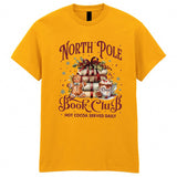 Christmas North Pole Adult Kids T-Shirt Xmas Book Club Tee