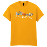 World Book Day Friends Kids T-Shirt School Teacher Reading Funny Kindergarten Top Tee