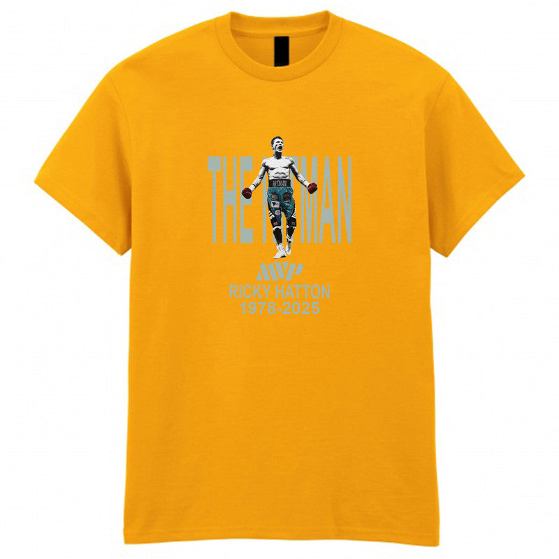 Ricky Hatton Adult Kids T-Shirt Hitman Fan Tee