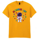 Astronaut Number Day Adult Kids T-Shirt Maths School Numeric Funny T-Shirt
