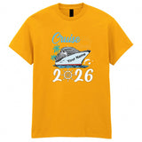 Personalised Cruise Squad Adult Kids T-Shirt Family Ship Tour 2026 Tee