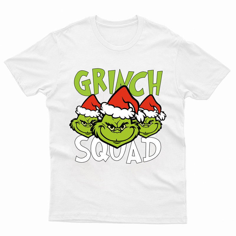 Grinch Squad Mens T Shirt Funny Christmas Xmas Festive Gift Novelty Top Tee - TheMonkeyTees