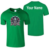 Personalised Gladiators Gaming Adult Kids T-Shirt TV Show Game Tee