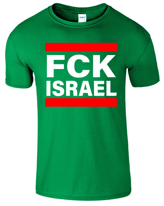 F*ck Israel T-Shirt Free Palestine Gaza Protest Unisex Kids Tee Top