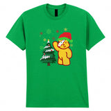 Christmas Pudsey Bear Unisex Kids T-Shirt Spotty Fun Tee