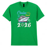 Personalised Cruise Squad Adult Kids T-Shirt Family Ship Tour 2026 Tee