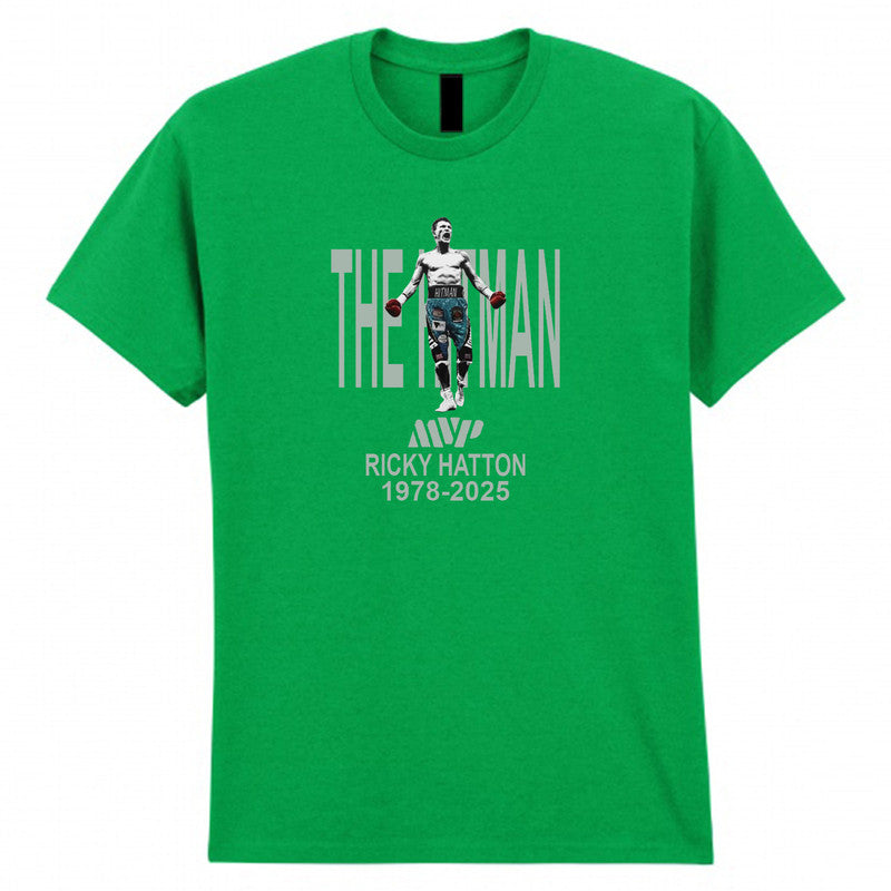Ricky Hatton Adult Kids T-Shirt Hitman Fan Tee