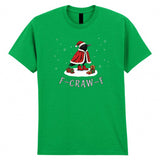 F-CRAW-F Christmas Adult Kids T-Shirt Funny Xmas Tee
