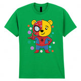 Pudsey Bear Spider-Man Kids T-Shirt Spotty Day Children In Need Tee