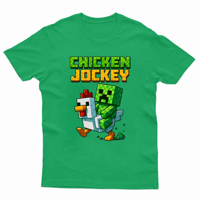 Chicken Jockey Adult Kids T-Shirt Uncle Lava Tee