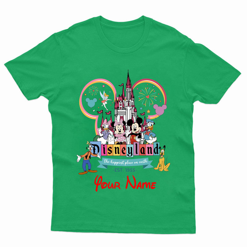 Personalised Disneyland Adult Kids T-Shirt Vacation T shirt