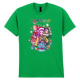 Christmas K-Pop Demon Huntrix Adult Kids T-Shirt Music Xmas Tee