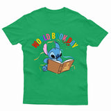 World Book Day T-Shirt Lilo & Stitch Funny Kids Boys Girls Tee Top
