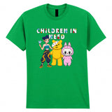 Pudsey Bear Kids T-Shirt Labubu Doll K-POP Demon Huntrix Spotty Tee