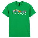 World Book Day Friends Kids T-Shirt School Teacher Reading Funny Kindergarten Top Tee