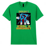 Game T-shirt Funny 6 7 Teen Unisex Kids Tee Steal a Brainrot Xmas