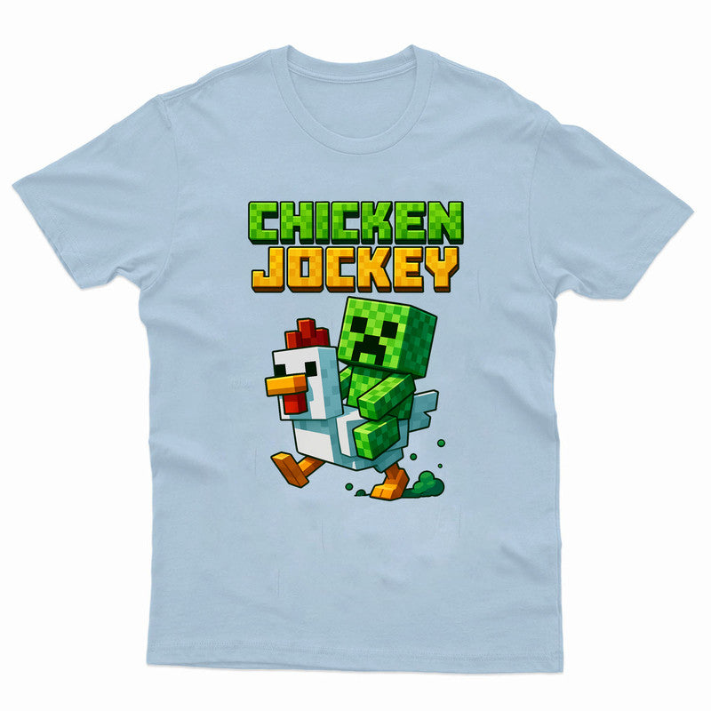 Chicken Jockey Adult Kids T-Shirt Uncle Lava Tee