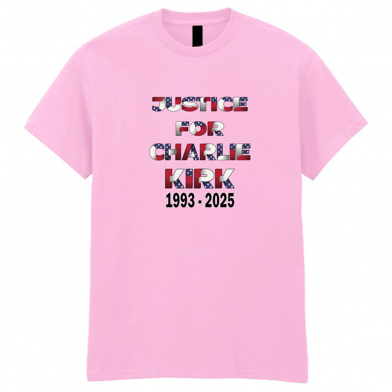 Justice For Charlie Kirk Unisex Kids T-shirt Freedom RIP Tee