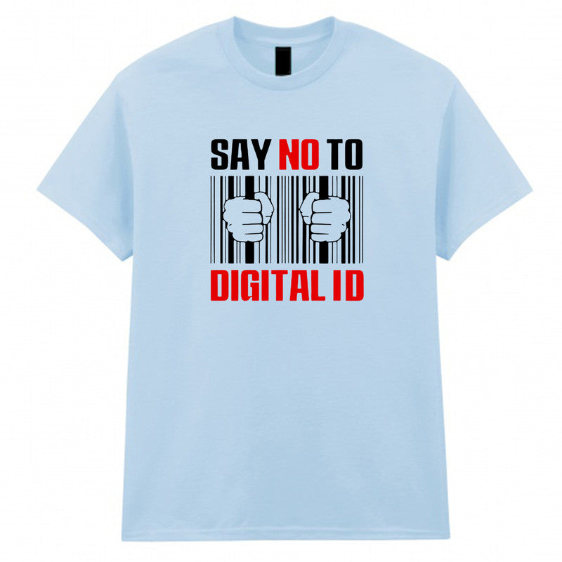 Say No To Digital ID Cards Unisex T-Shirt Patriotic Britcard Tee