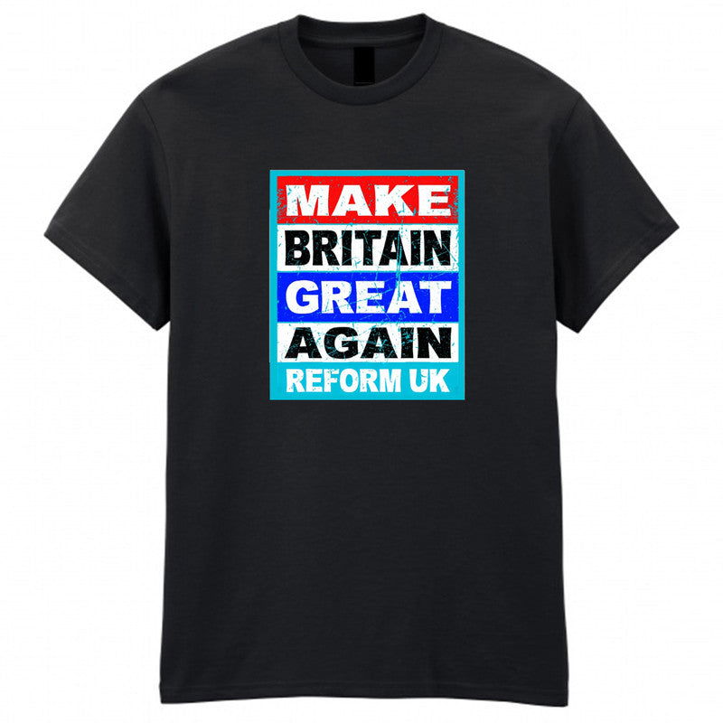 Make Britain Great Again Adult Kids T-Shirt Reform UK Tee - TheMonkeyTees