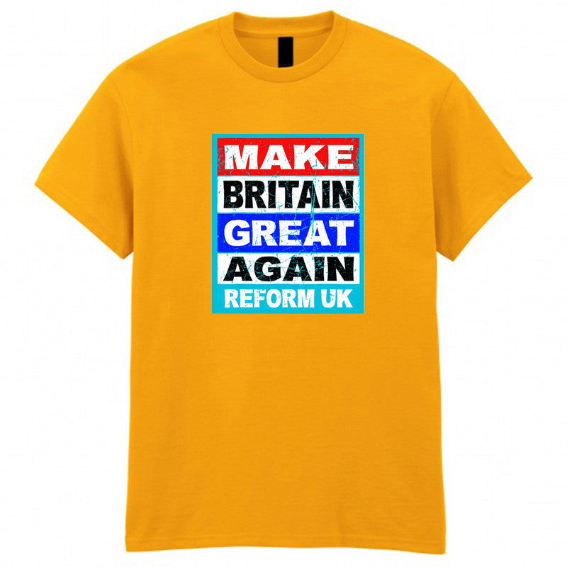 Make Britain Great Again Adult Kids T-Shirt Reform UK Tee - TheMonkeyTees
