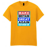 Make Britain Great Again Adult Kids T-Shirt Reform UK Tee - TheMonkeyTees