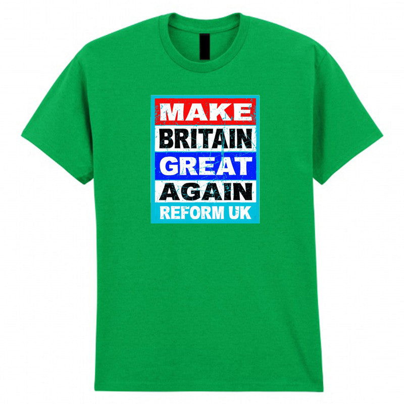 Make Britain Great Again Adult Kids T-Shirt Reform UK Tee - TheMonkeyTees