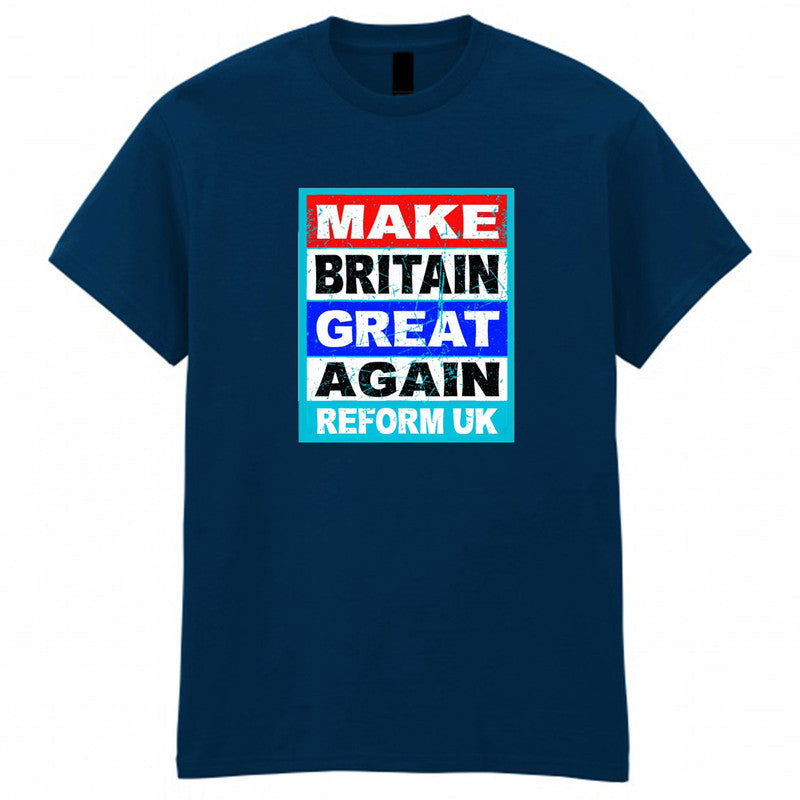 Make Britain Great Again Adult Kids T-Shirt Reform UK Tee - TheMonkeyTees
