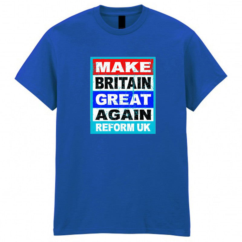 Make Britain Great Again Adult Kids T-Shirt Reform UK Tee - TheMonkeyTees