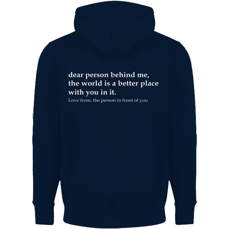 Dear Person Behind Me Hoodie You Are Enough Mental health Sweatshirt Hood