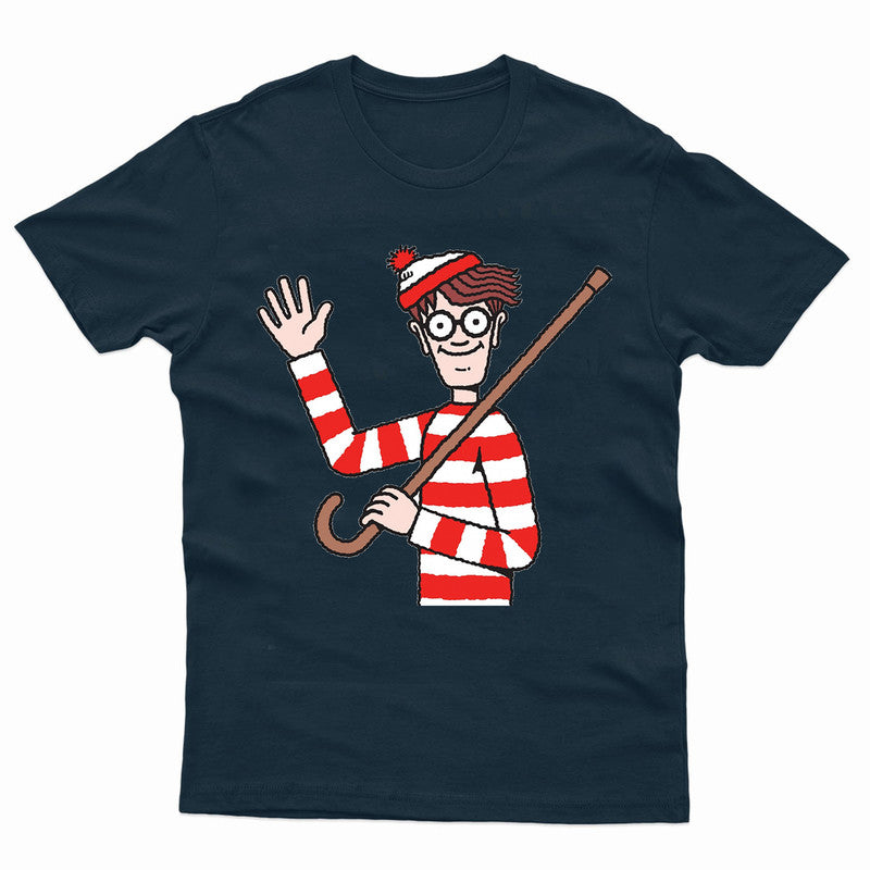 Where's Wally Funny Kids T-Shirt World Book Day Costume School Tee Top