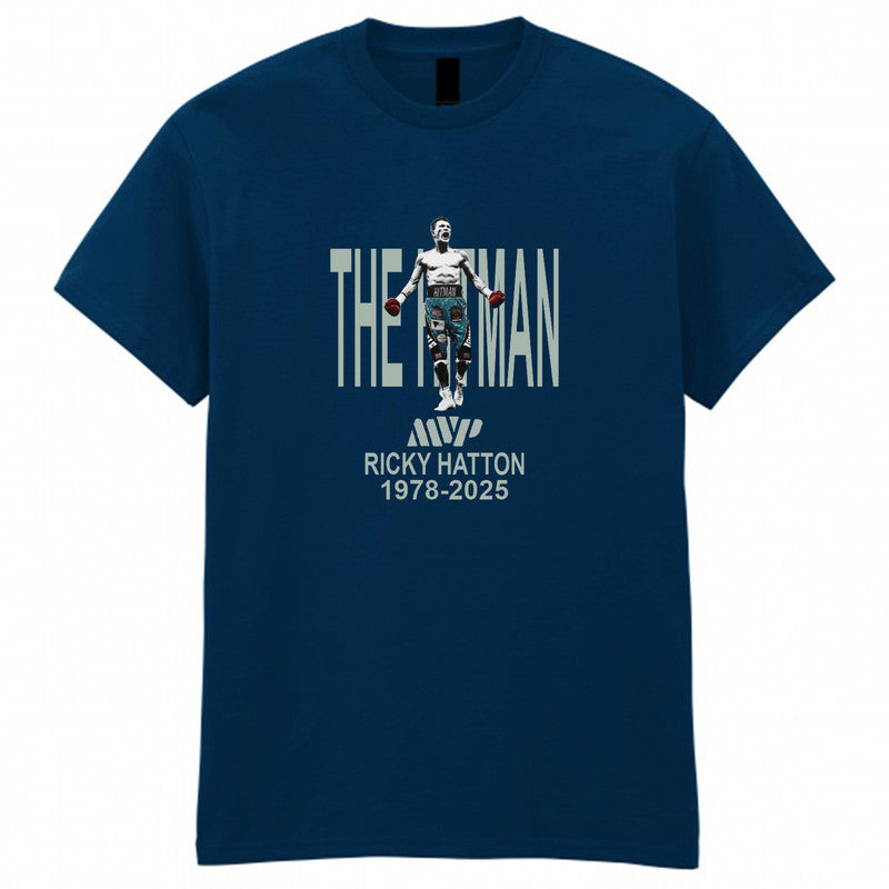 Ricky Hatton Adult Kids T-Shirt Hitman Fan Tee