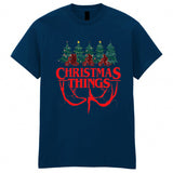 Strangers Thing Christmas Tree Adult Kids T-Shirt Xmas TV Show Tee