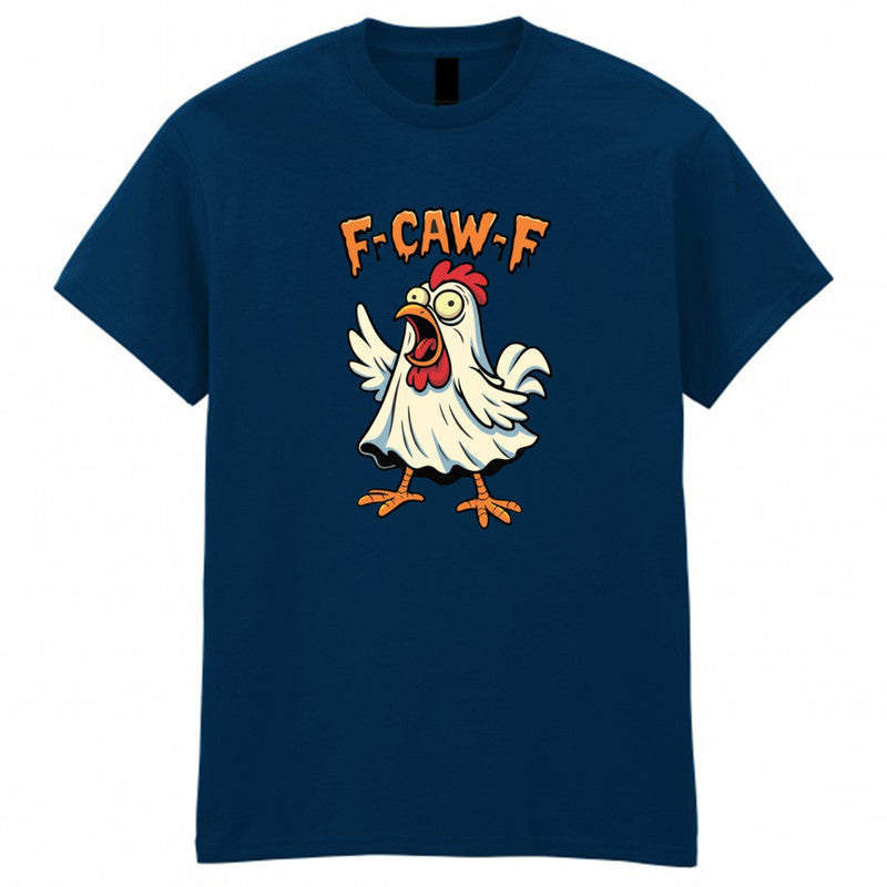 F-CAW-F Halloween Boo Chicken Unisex Kids T-Shirt