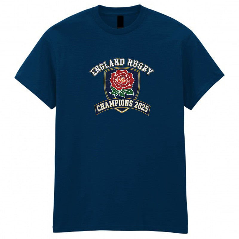 England Rugby 2025 Champions Adult Kids T-Shirt