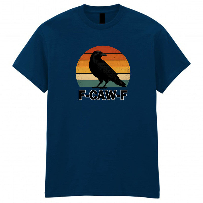 F-CAW-F Raven Adult Kids T-Shirt Halloween Horror Tee