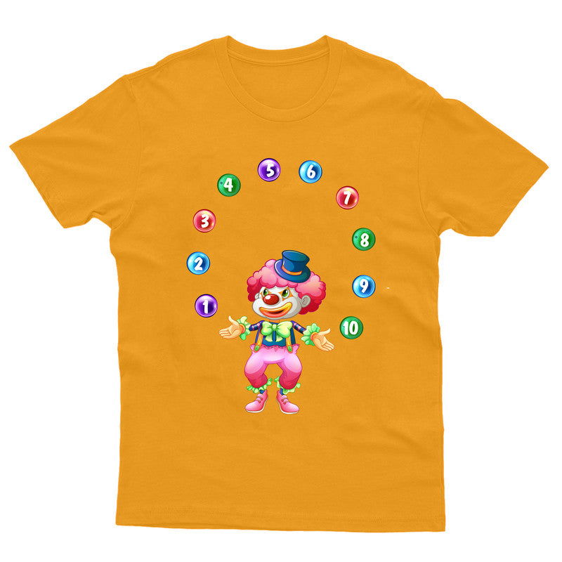 Number Day Kids T-Shirt Maths Red Nose Day Funny Joker School Tee - TheMonkeyTees